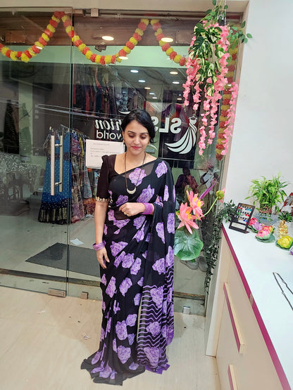 Saree un stiched blouse code SLS236