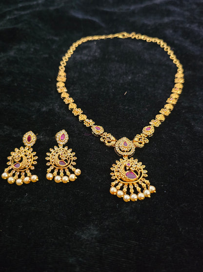 Neck set with earrings code SLS 730J