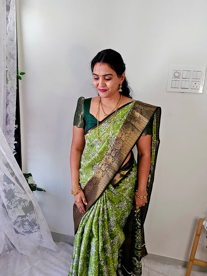 Saree un stiched blouse code SLS 442