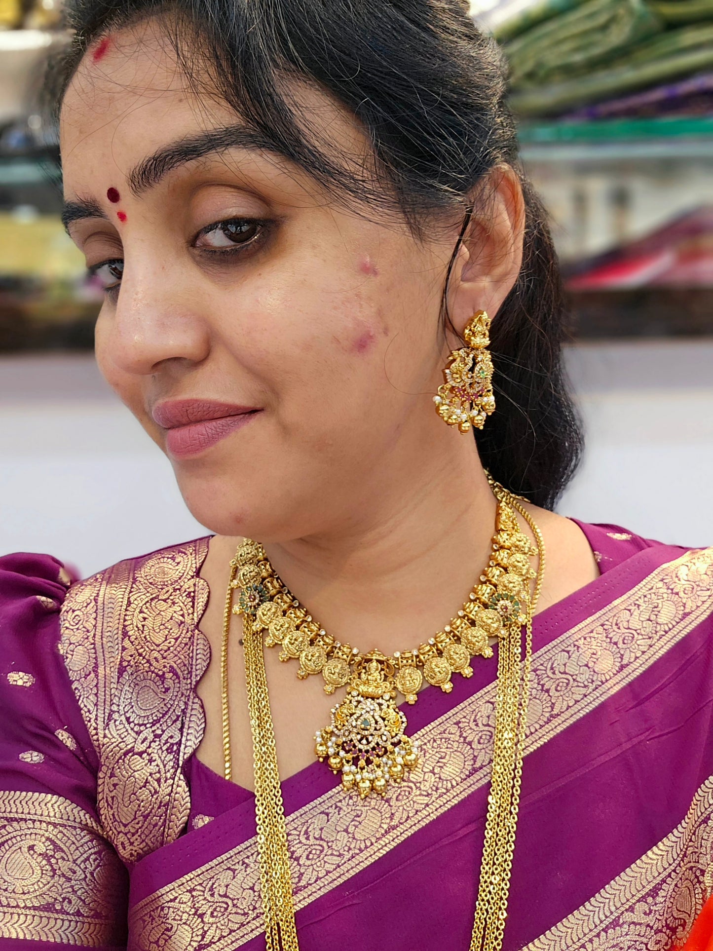 Neck set  with earrings code SLS 835J