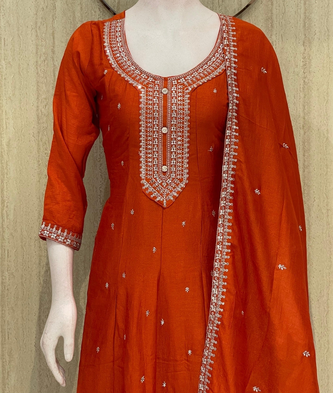 3 peace kurthi set Code SLS 373