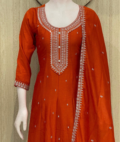 3 peace kurthi set Code SLS 373