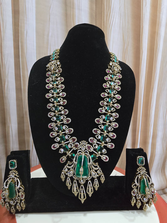 Rani  haram  Neck set with earinges 761J