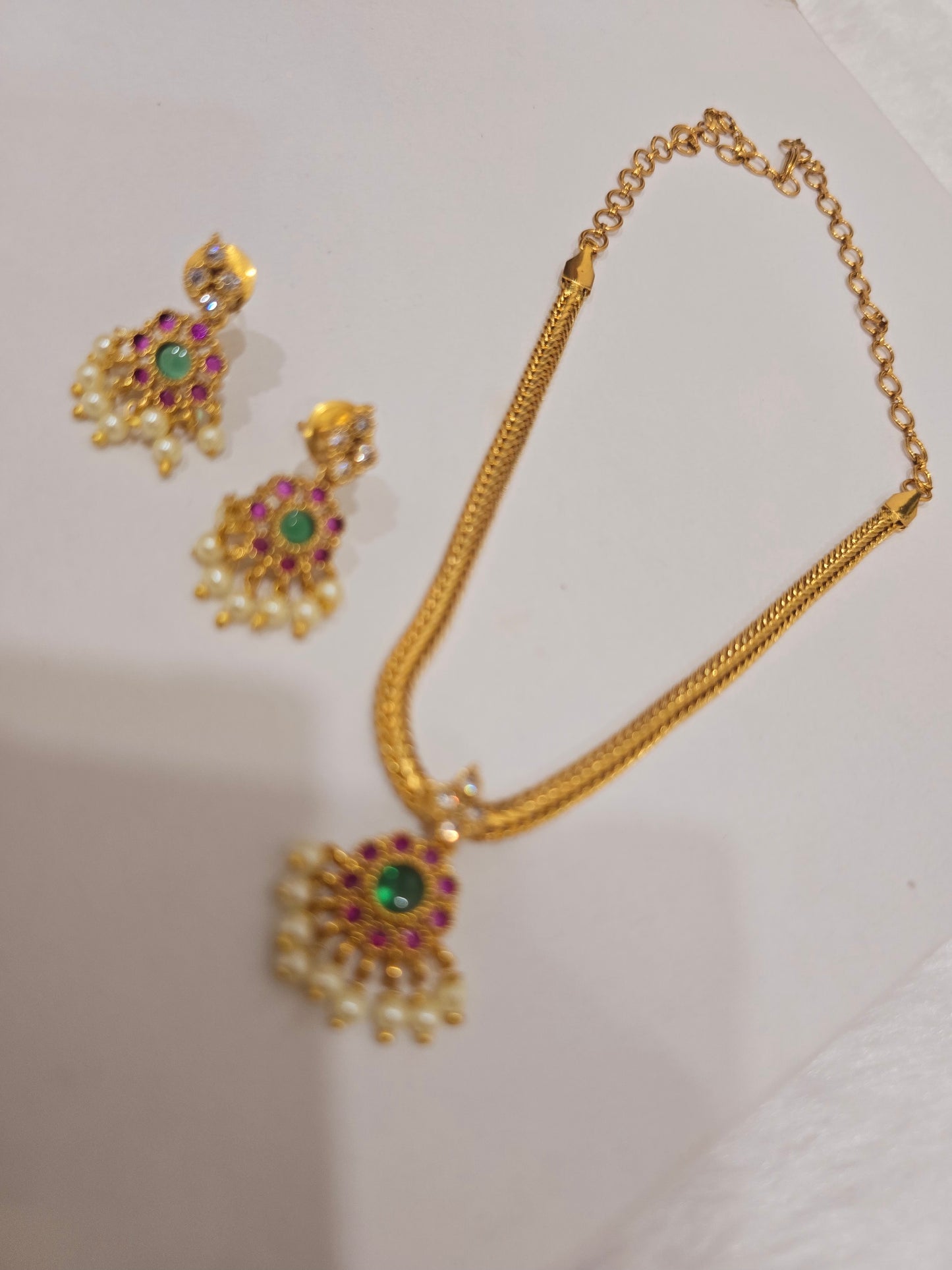Nan pati with earrings - SLS 243J