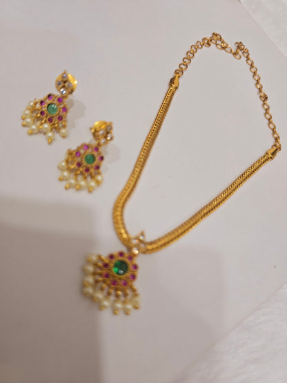 Nan pati with earrings - SLS 243J
