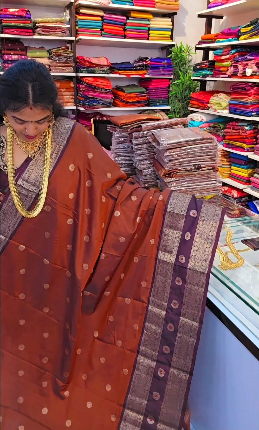 Saree un stiched blouse code SLS 414