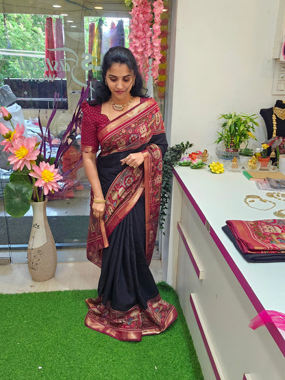 Saree un stiched blouse- SLS67