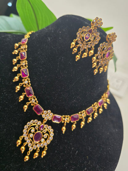 Rubi neck set with earings code SLS 779J