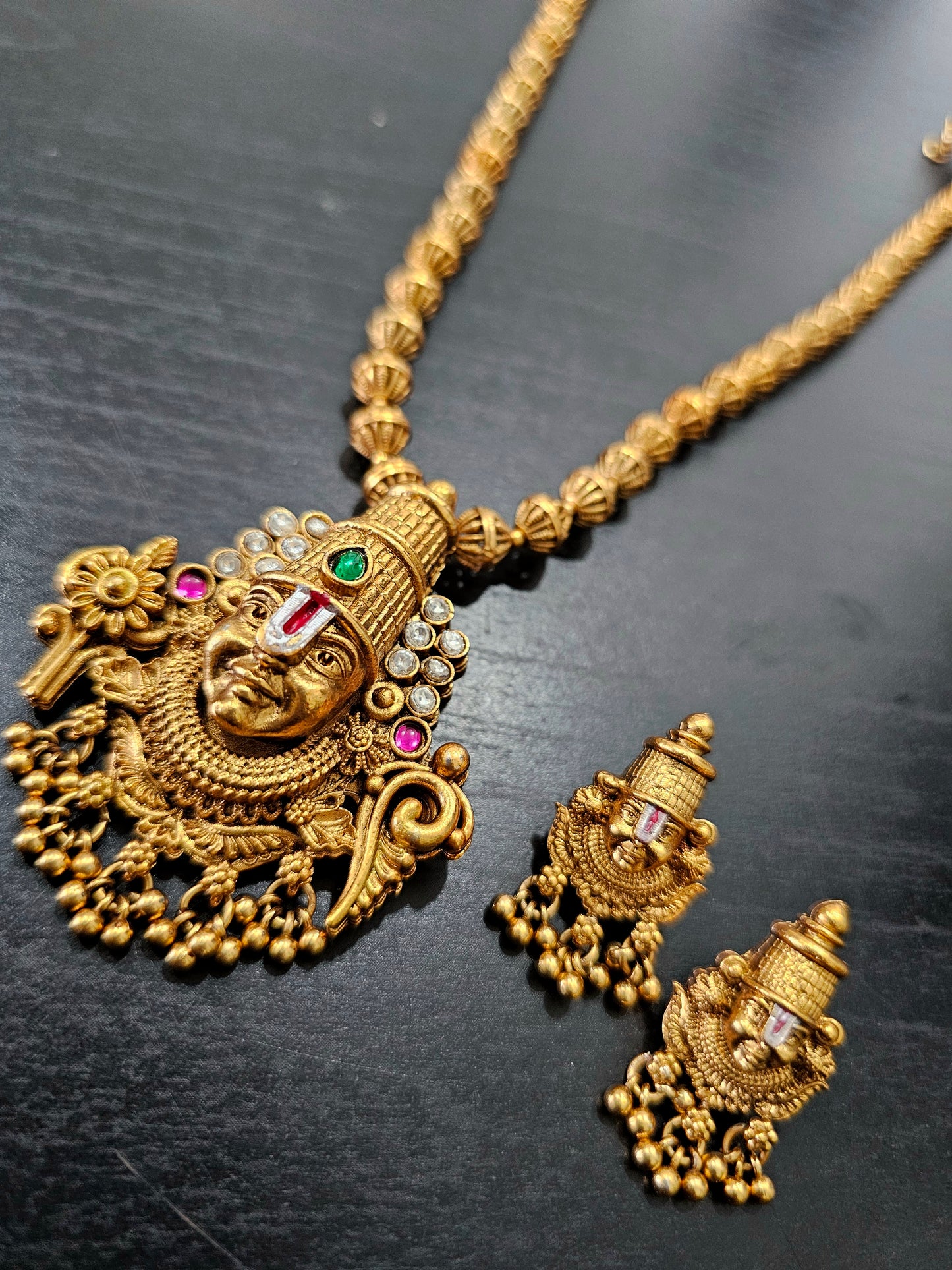 Mala with earrings code SLS 519J