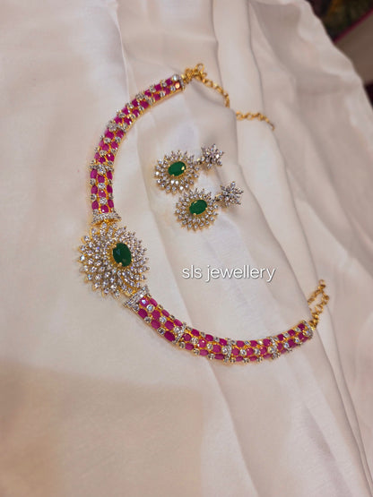 Neck set with earrings Code SLS 305 J