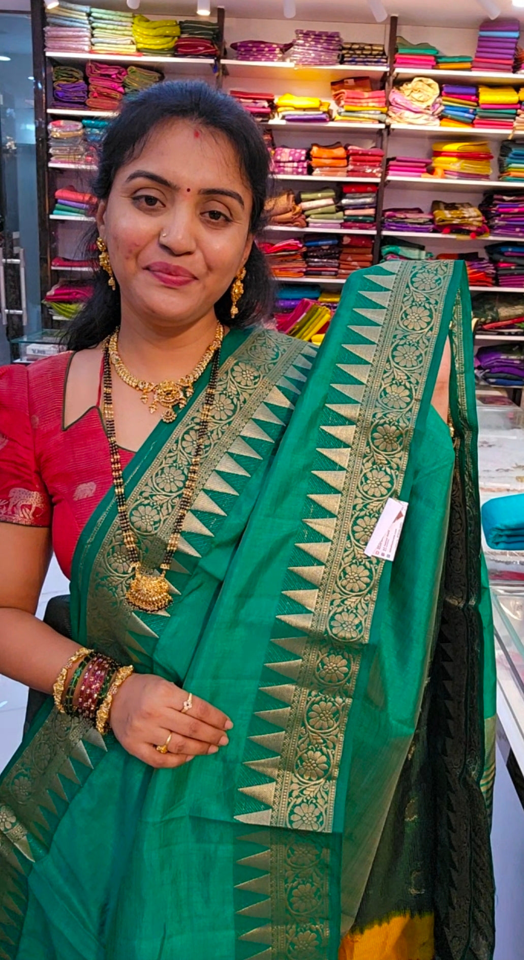 Saree un stiched blouse code SLS 537
