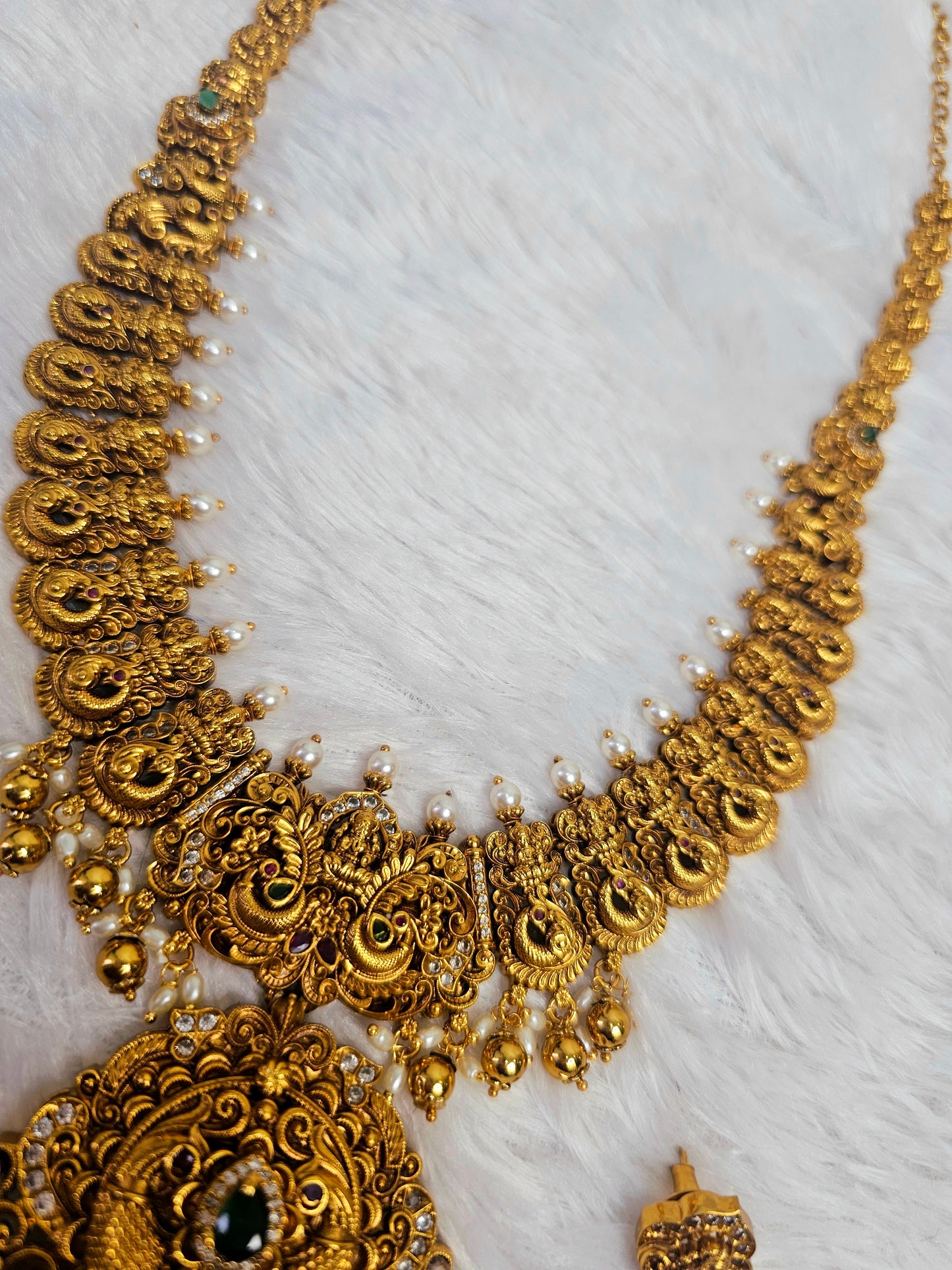 Ugadi offer sale  Long set with earrings code SLS 462J