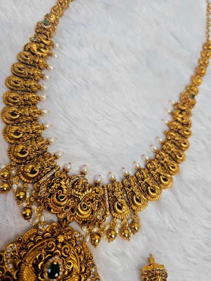 Ugadi offer sale  Long set with earrings code SLS 462J