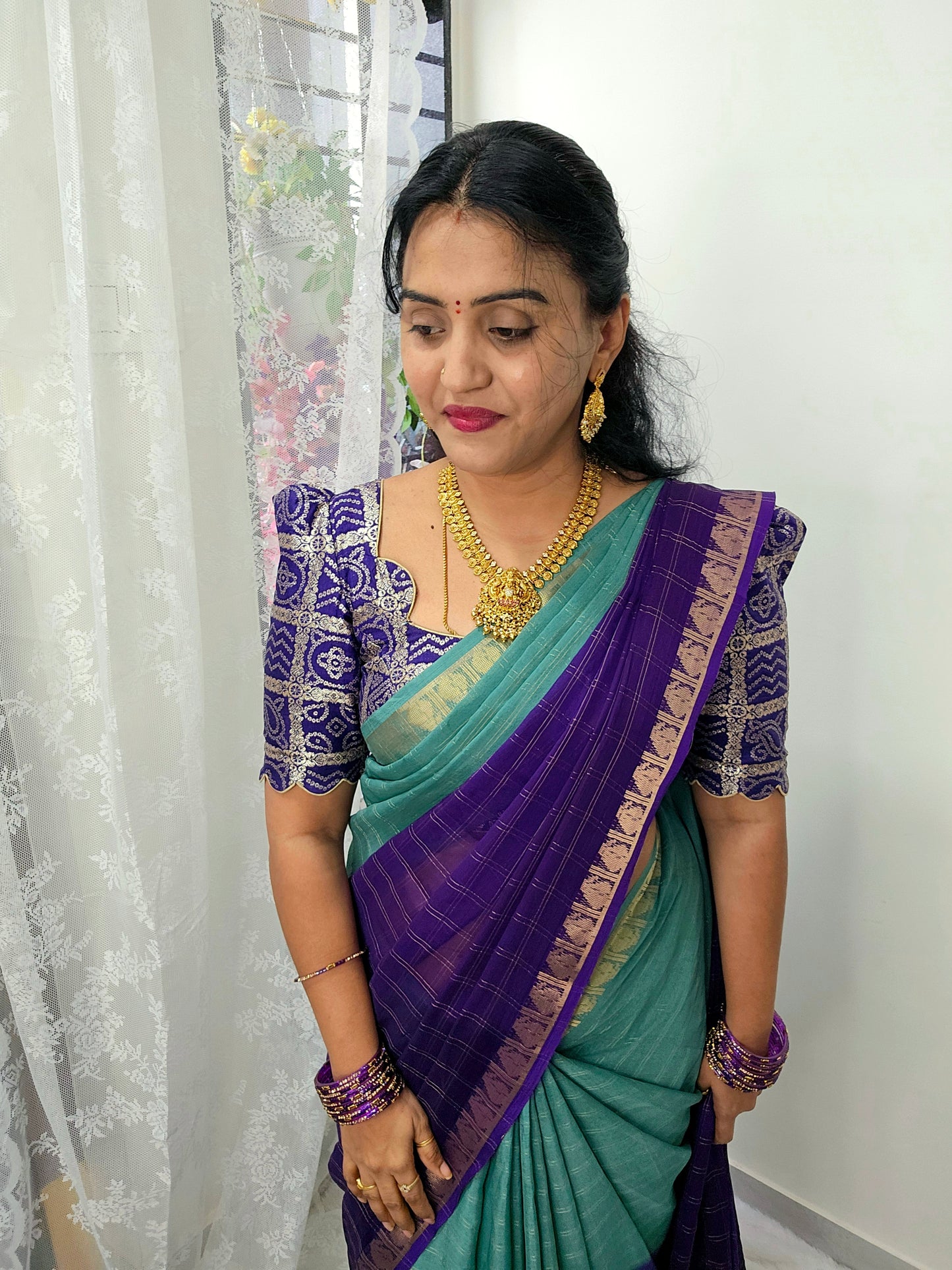Saree full stiched blouse code SLS 505
