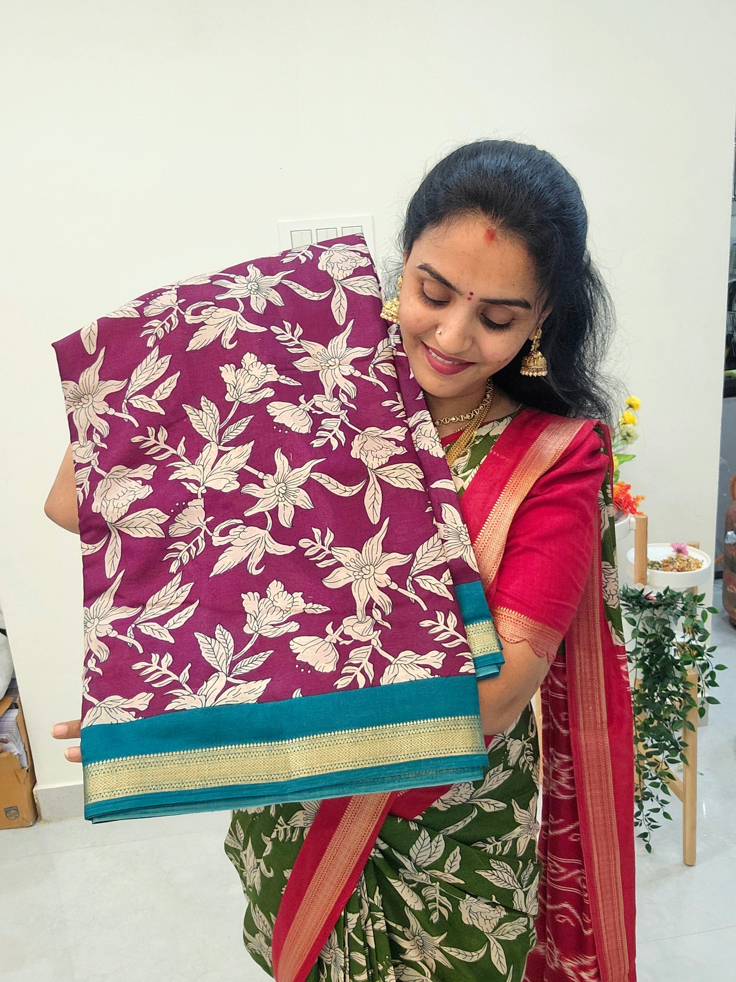 Saree un stitched blouse - SLS77