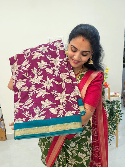 Saree un stitched blouse - SLS77