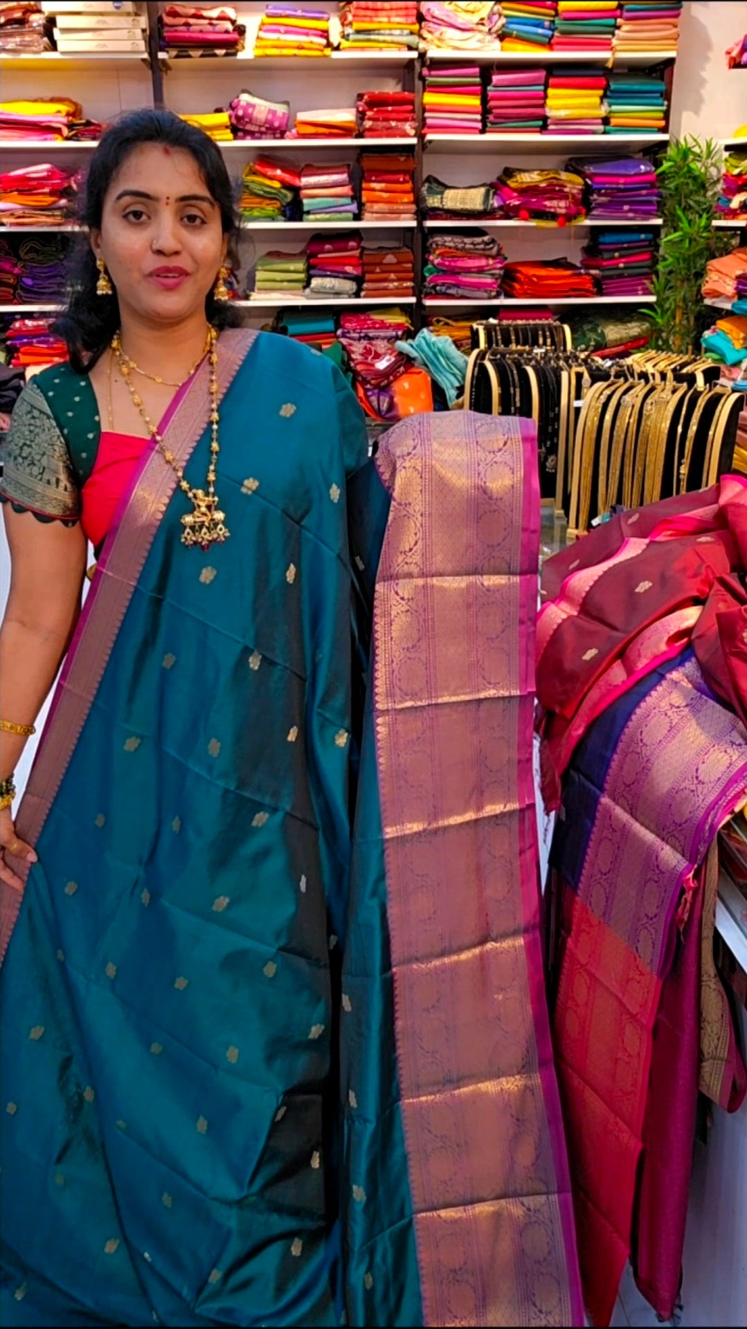Saree un stiched blouse code SLS 523