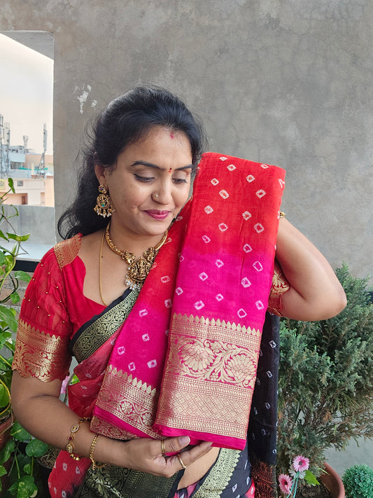 Saree un stiched blouse code SLS 525