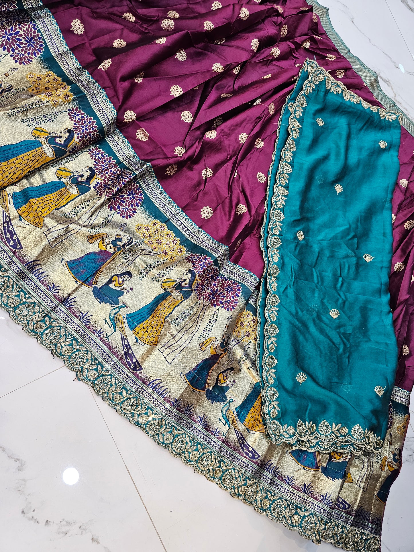 Sami stiched  lehenga set coad SLS 557