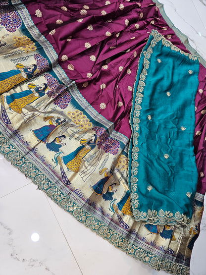 Sami stiched  lehenga set coad SLS 557