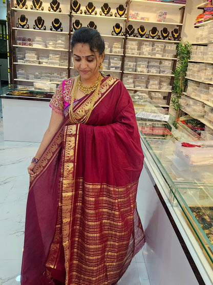 Saree un stiched blouse code SLS 717