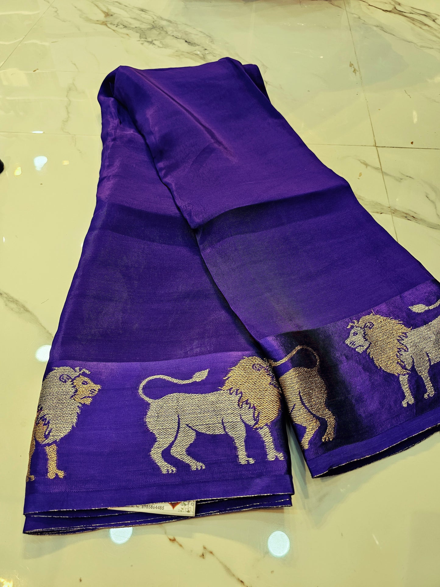 Saree un stiched blouse SLS 84