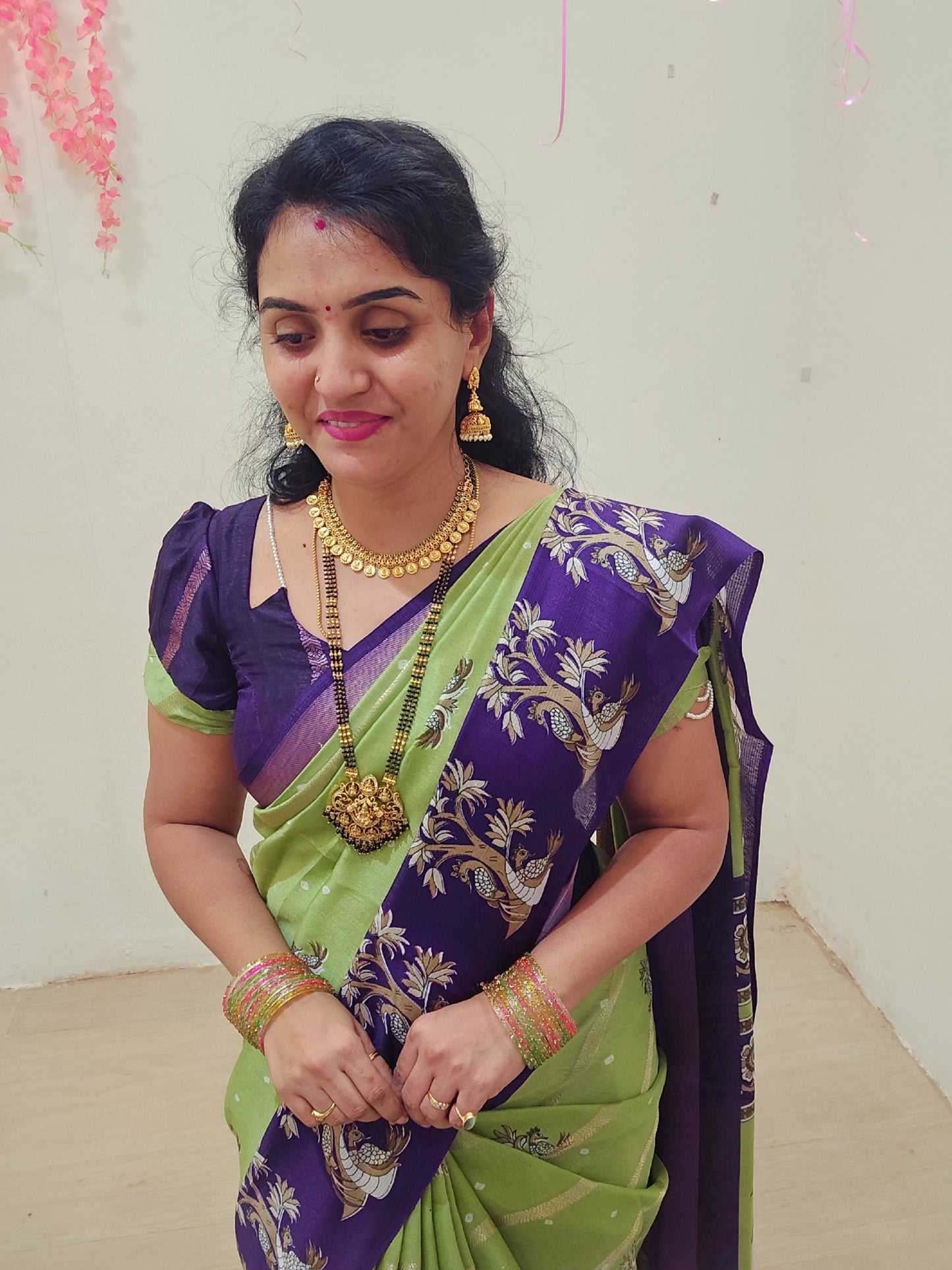 Saree un stiched blouse code SLS 265