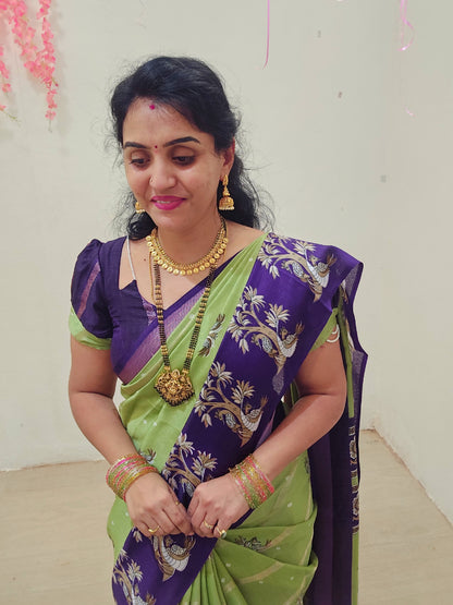 Saree un stiched blouse code SLS 265