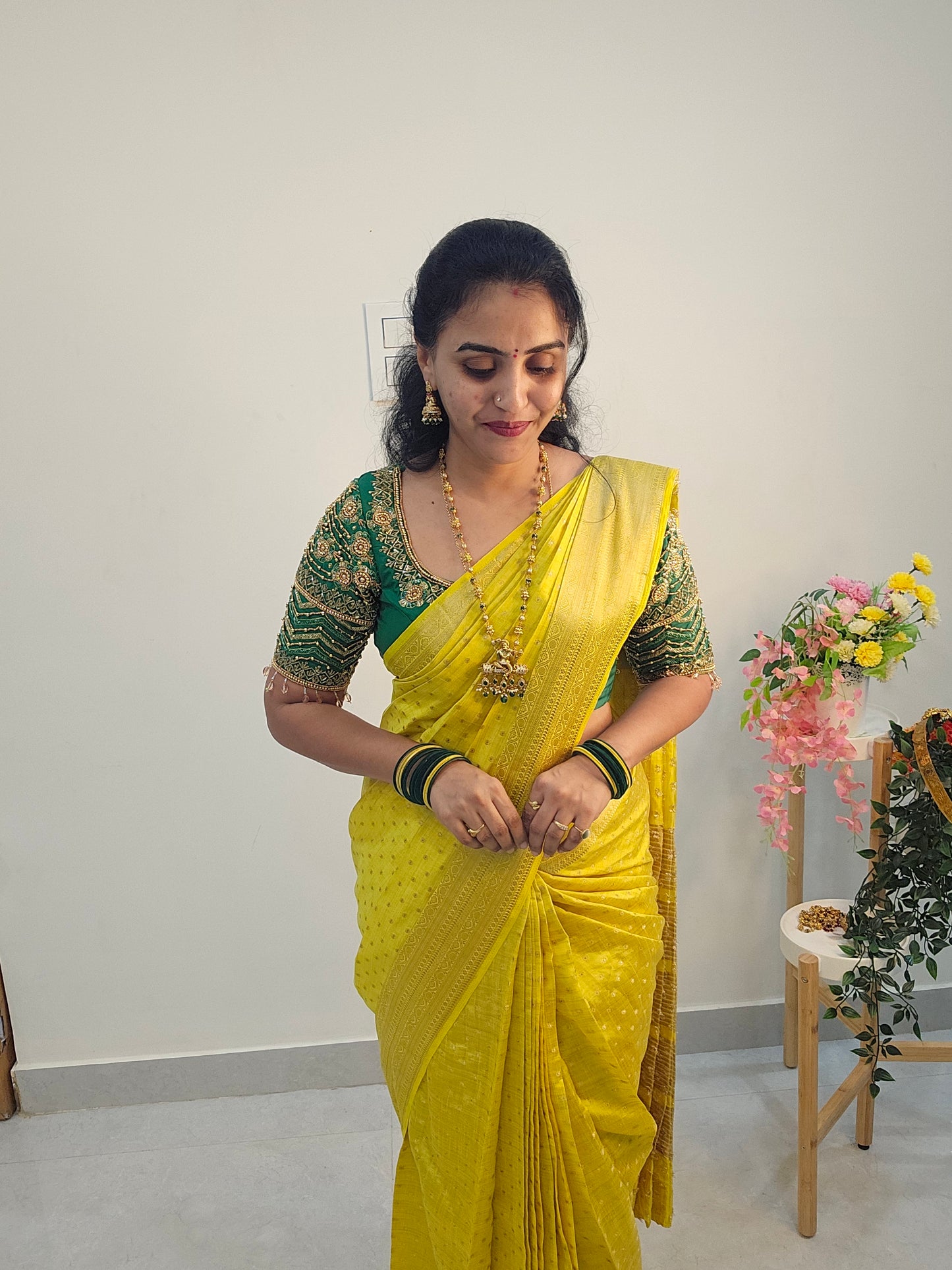 Saree un stitched running blouse - SLS77