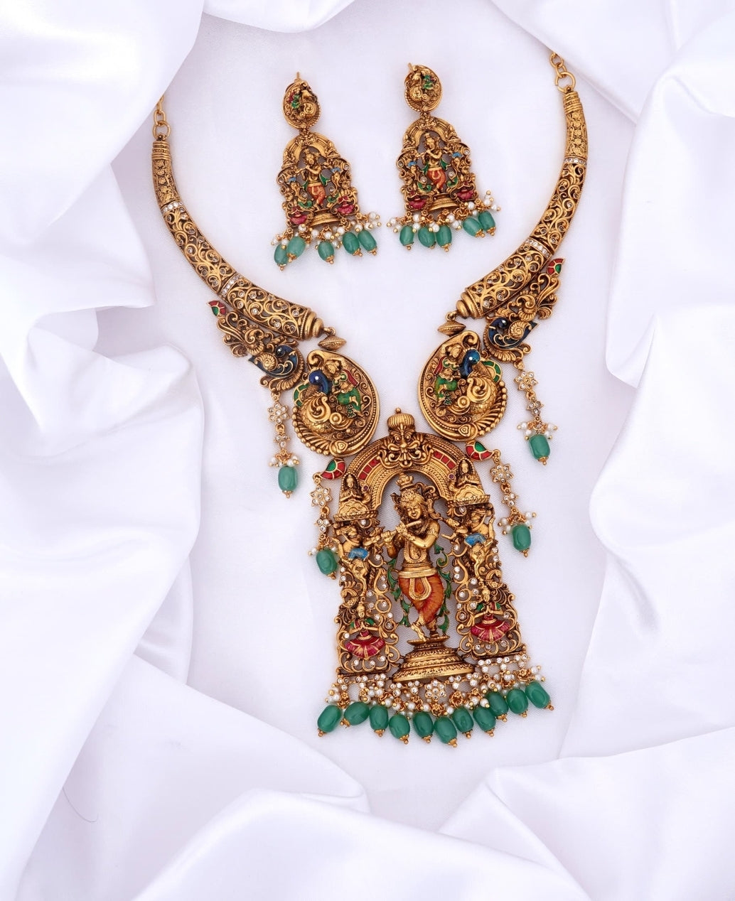 Neck set with earrings Code SLS 340 J