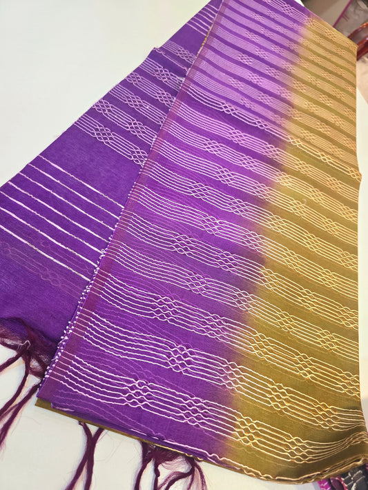 Saree un stiched blouse  code SLS