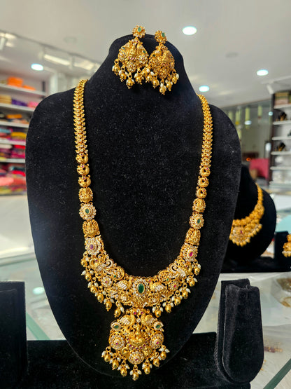 Long set with earrings code SLS 867J