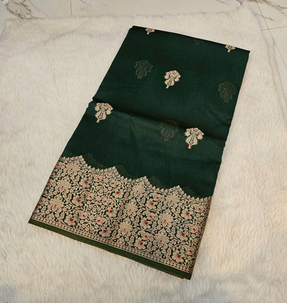 Saree un stiched blouse code SLS 578