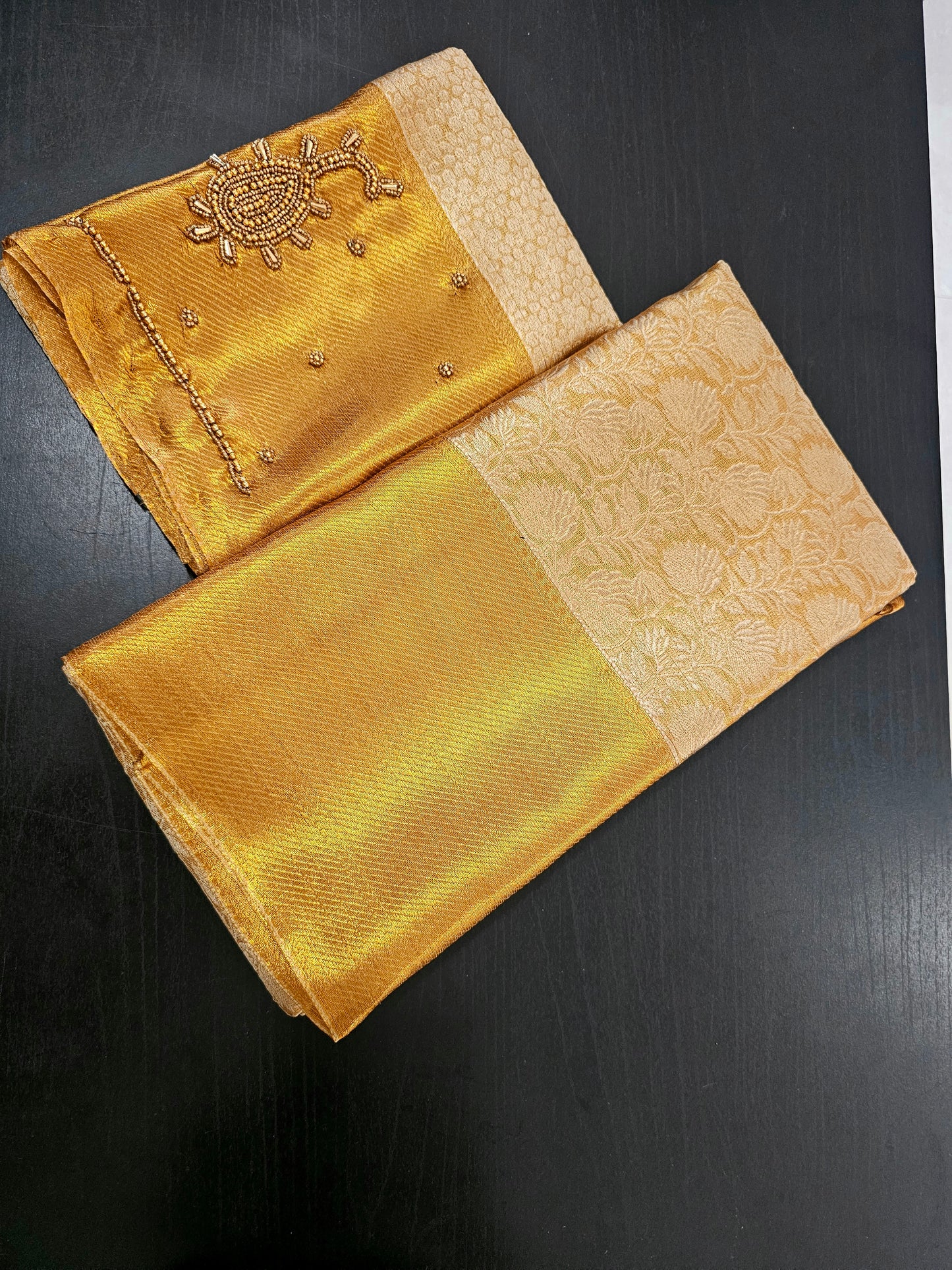 Saree un stiched blouse code SLS 476