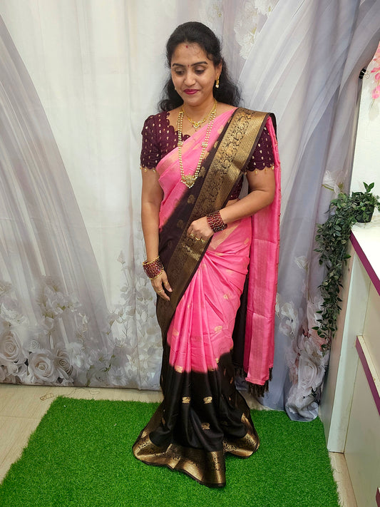 Saree un stiched blouse code SLS 486