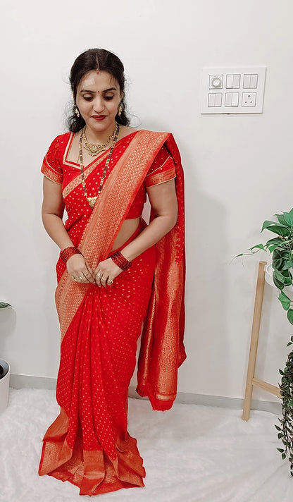 Saree un stiched blouse code SLS 344