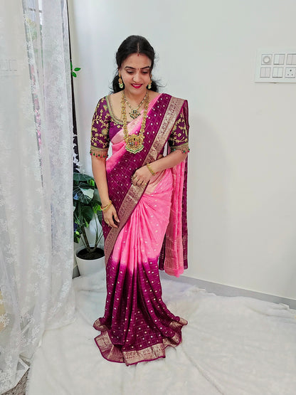 Saree un stiched blouse code SLS 433