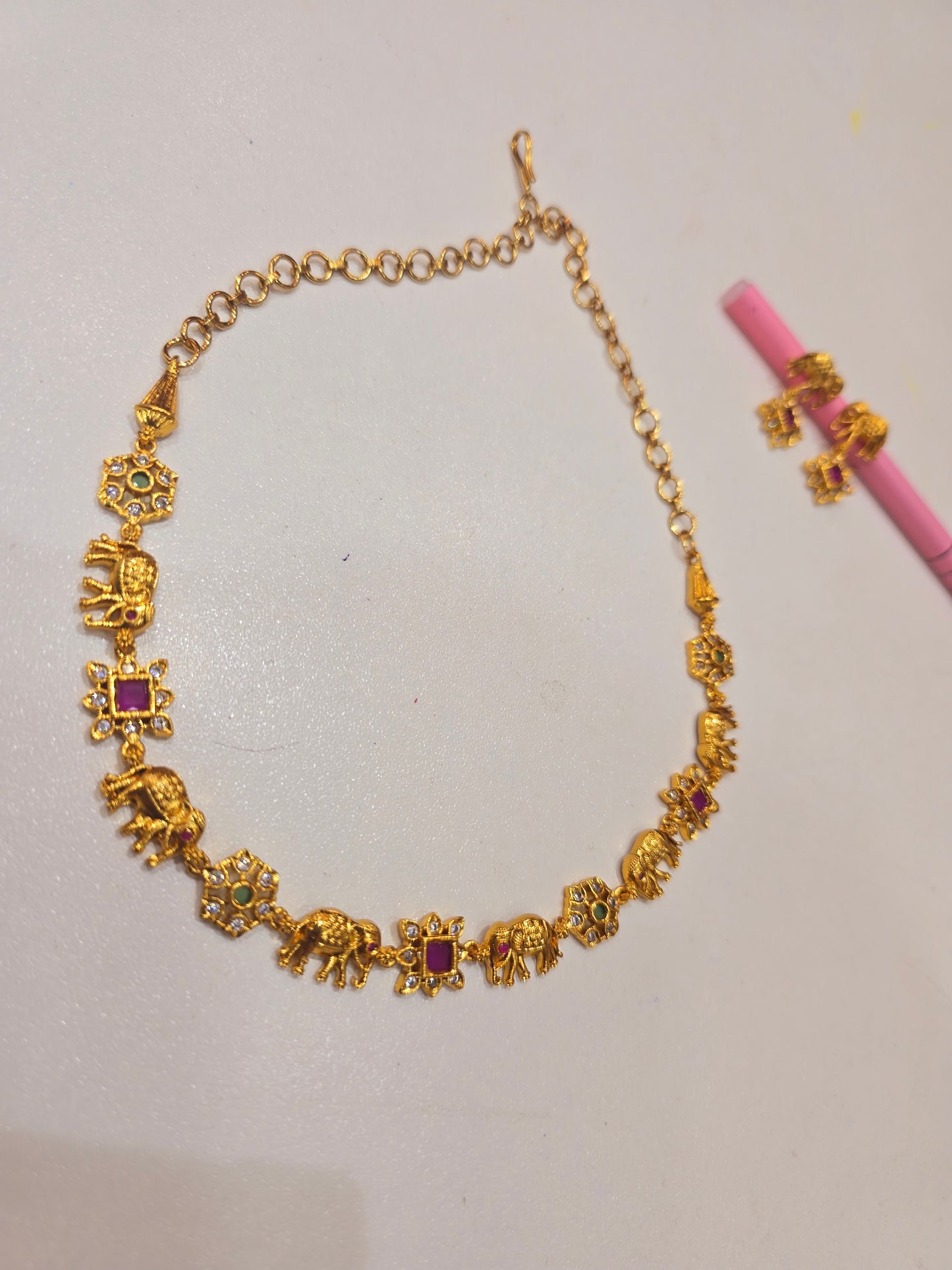 Neck set with earrings code SLS 247J