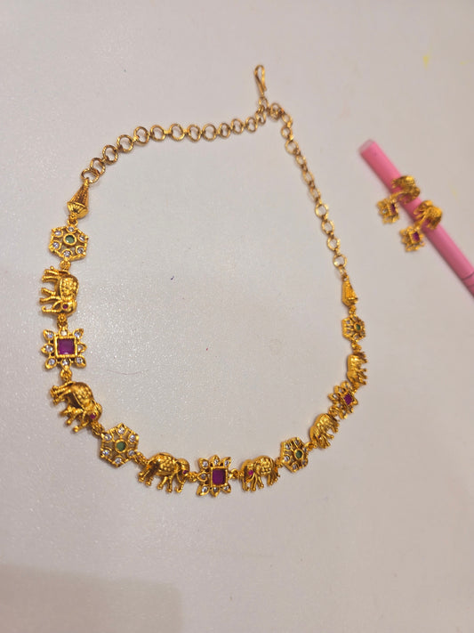 Neck set with earrings code SLS 247J