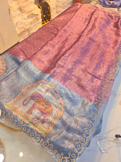 Saree un stitched blouse - SLS 230