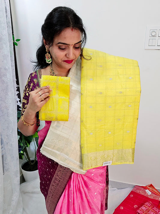 Saree un stiched blouse code SLS 438