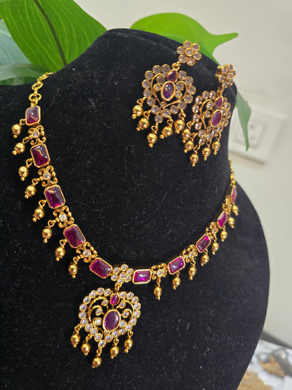Rubi neck set with earings code SLS 779J