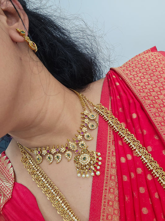 Code SLS 209J neck set with earrings