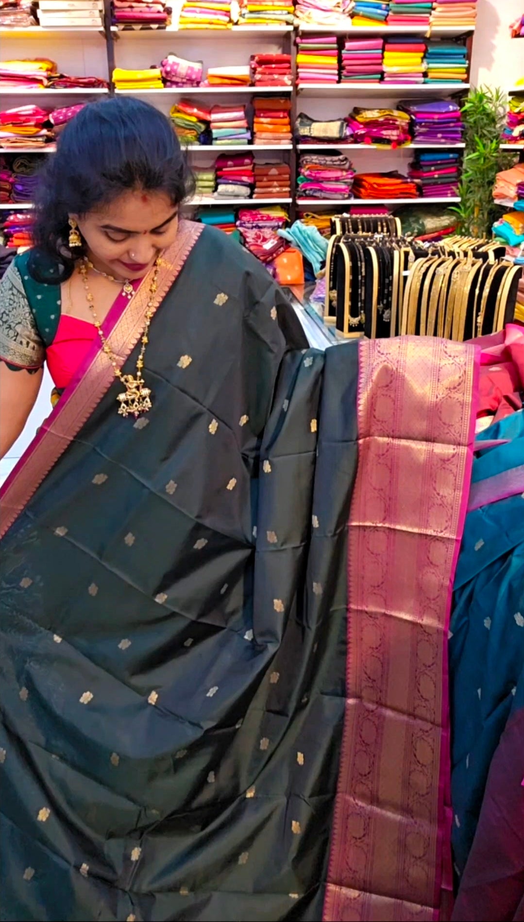 Saree un stiched blouse code SLS 523