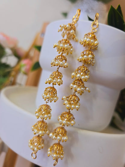 Ear chains 2 in 1 [ mati  champaswaram ] code SLS 295 J