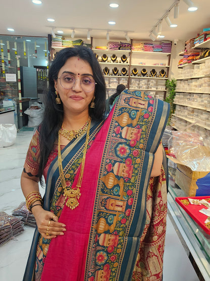 Saree un stiched blouse code SLS 732