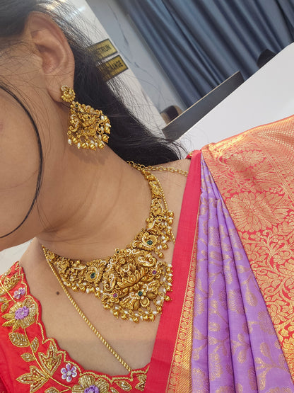 Neck set with earrings code SLS 577J