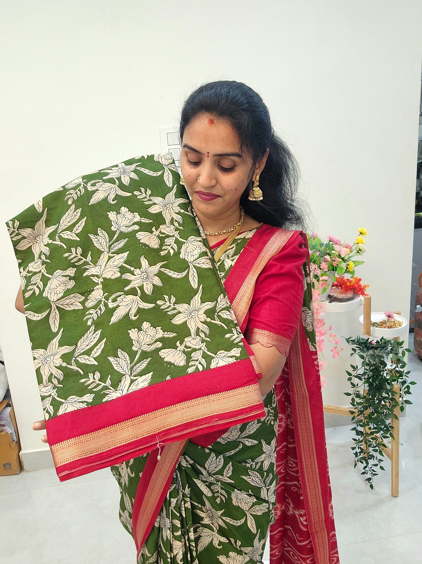 Saree un stitched blouse - SLS77