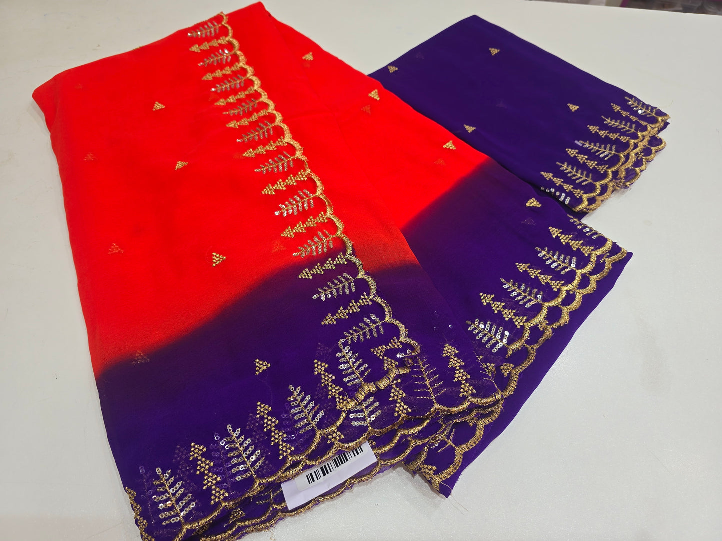 Saree un stiched blouse  Code SLS 270