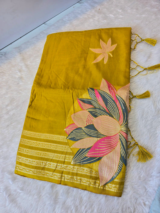 Saree un stiched blouse code SLS 614